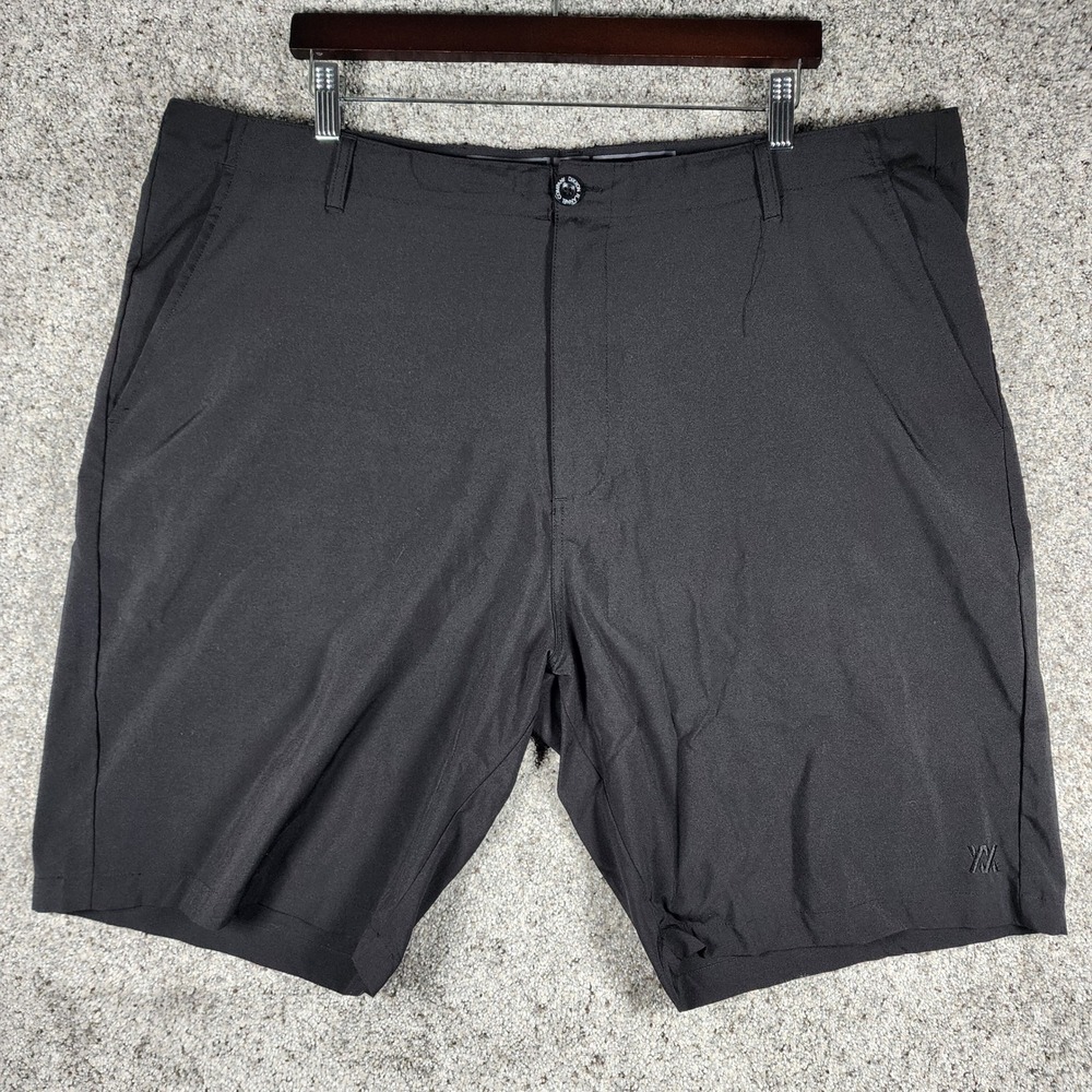 Dixxon Utility Shorts Mens 42 Black Stretch Zipper Pocket Excellent